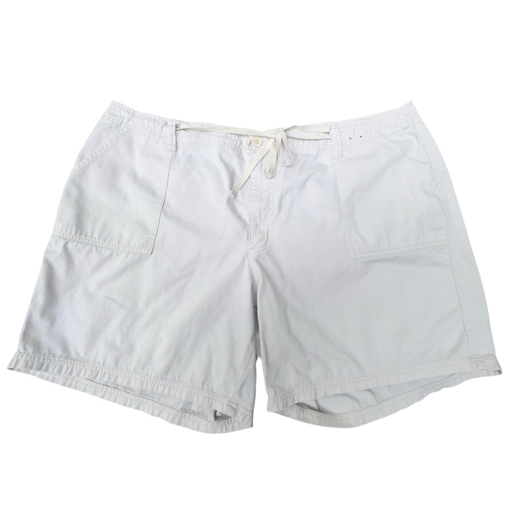 Venezia Women's White Cargo Shorts